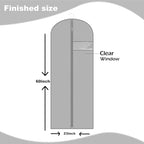 Dress Bags for Gowns Long, Suit Bag for Storage and Travel, 2 Pack - Image 2