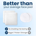 Clean Skin Club Clean² Pads 2.0 Guaranteed Not to Shed & Tear, Unique Triple - Image 3