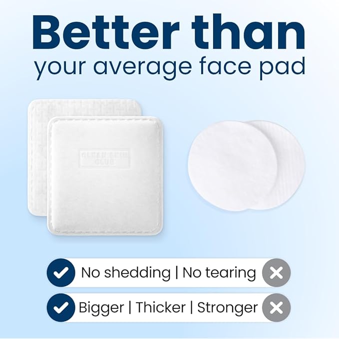 Clean Skin Club Clean² Pads 2.0 Guaranteed Not to Shed & Tear Face Pads - Image 3