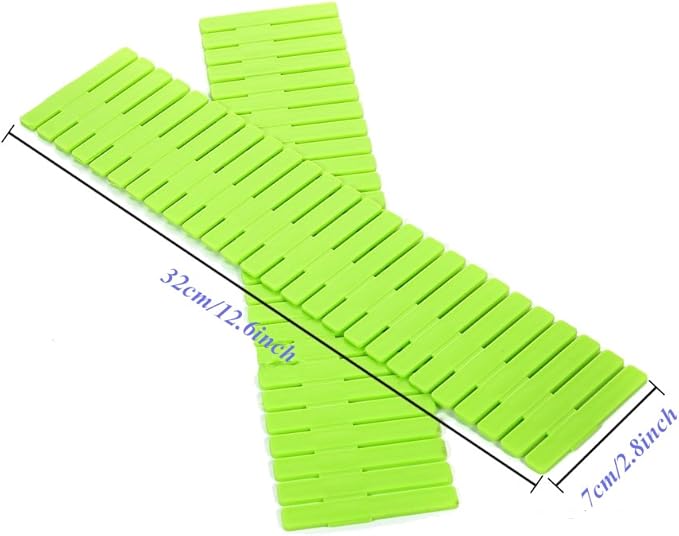 8pcs DIY Plastic Drawer Organizer Adjustable Drawer Dividers - Image 3