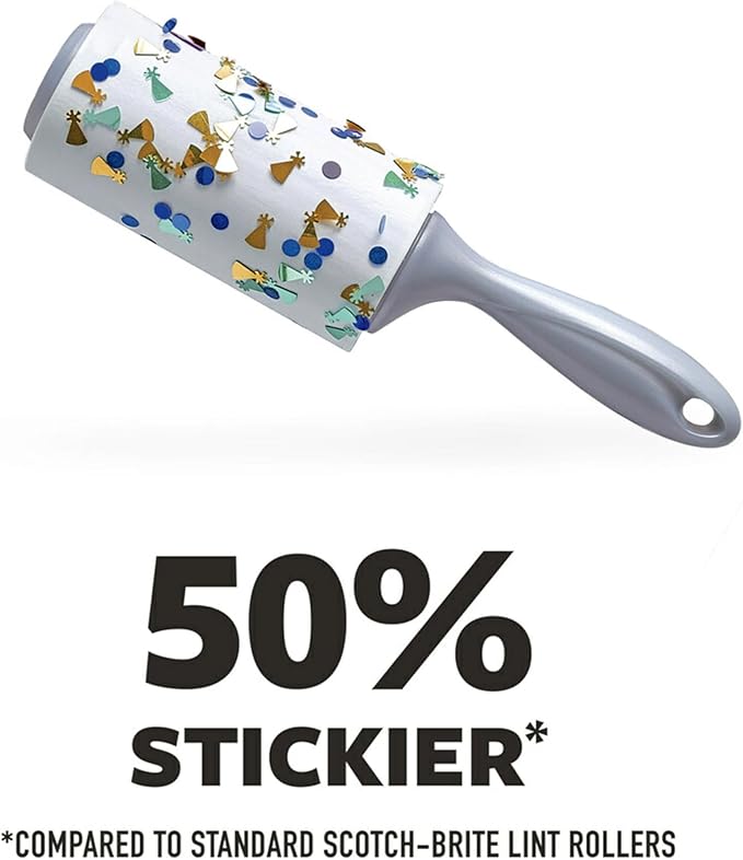 Scotch-Brite Extreme Clean Lint Roller, 50% Stickier*, Heavy Duty - Image 4