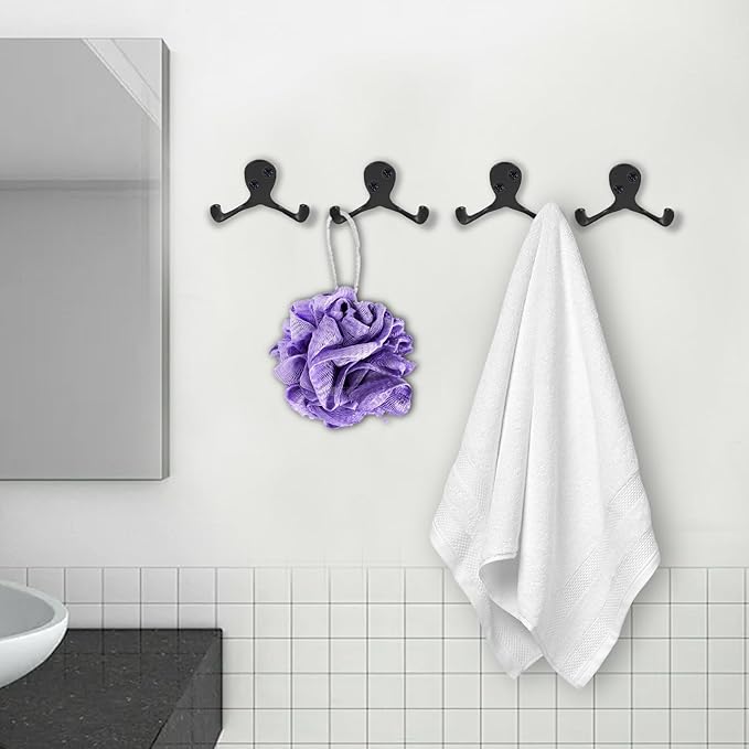 20Pcs Double Hooks For Hanging Heavy Duty Coat Hooks Bulk Double Prong Utility - Image 9