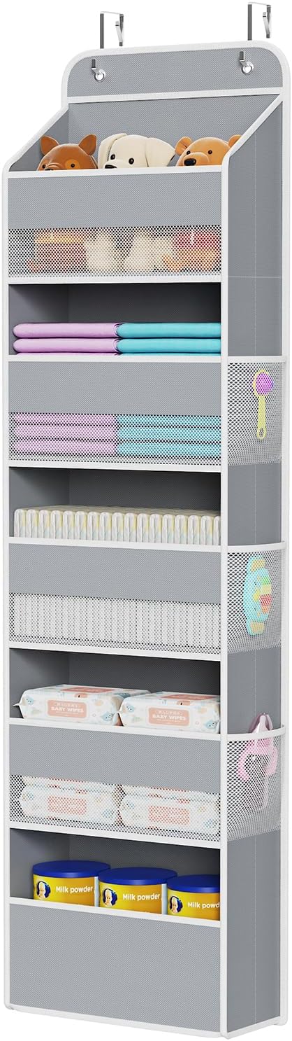 Univivi Hanging Storage Organizer Nursery Closet Cabinet Baby Storage by Univivi