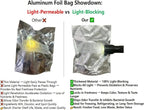 35PCS Thick Reusable Aluminum Foil Sealable Storage Bags, Stand Up Foil - Image 2