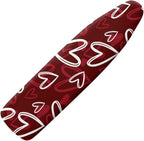 Red Heart 15x54 Ironing Board Cover Elastic Edge Romantic Iron Board Cover by Vanideaoty