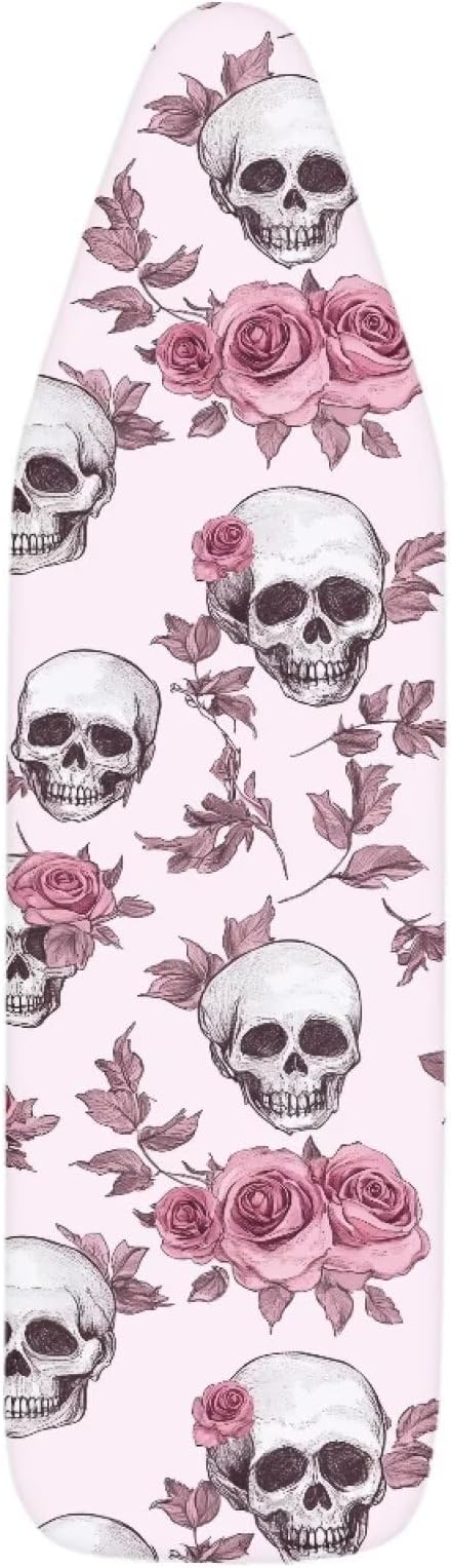 Ironing Board Covers Skull Pink Rose Stretchy Iron Board Cover and Pad - Image 6