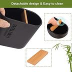 Toothbrush Holders Bamboo Electric Toothbrush Holder Bathroom Storage Organizer - Image 3