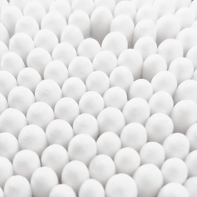 Cotton Swabs with Paper Sticks 1000ct, Double Round Cotton Buds - Image 8