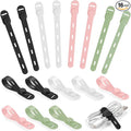 OneLeaf Reusable Silicone Cable Ties, Soft Cord Bundlers by OneLeaf