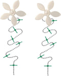 ​DrainWig Shower Drain Hair Catcher – Disposable White Flower – No-Touch Hair by DrainWig