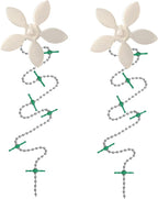 ​DrainWig Shower Drain Hair Catcher – Disposable White Flower – No-Touch Hair by DrainWig