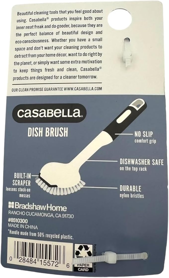 Casabella Round Brush Scrubber 1ea - Image 8
