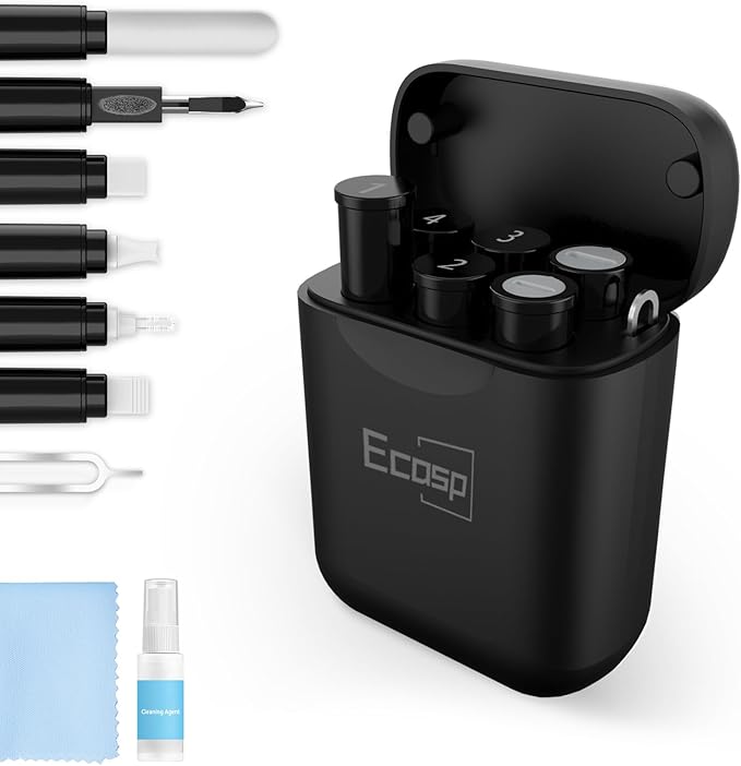 Cleaner Kit for AirPod, Cell Phone Cleaning Repair & Recovery iPhone and iPad by Ecasp