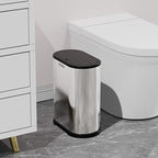 1.8 Gallons Small Stainless Steel Trash Can - Image 4
