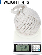 Marwood Rope Knot Door Stops Decorative Nautical Ball Door Stopper Handmade - Image 4