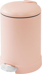 Glad Small Trash Can, 1.2 Gallon | Round Stainless Steel Garbage Bin by GladTrashFoodStorage