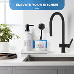 Dish Soap Dispenser for Kitchen, Ceramic Dish Soap Dispenser - Image 8