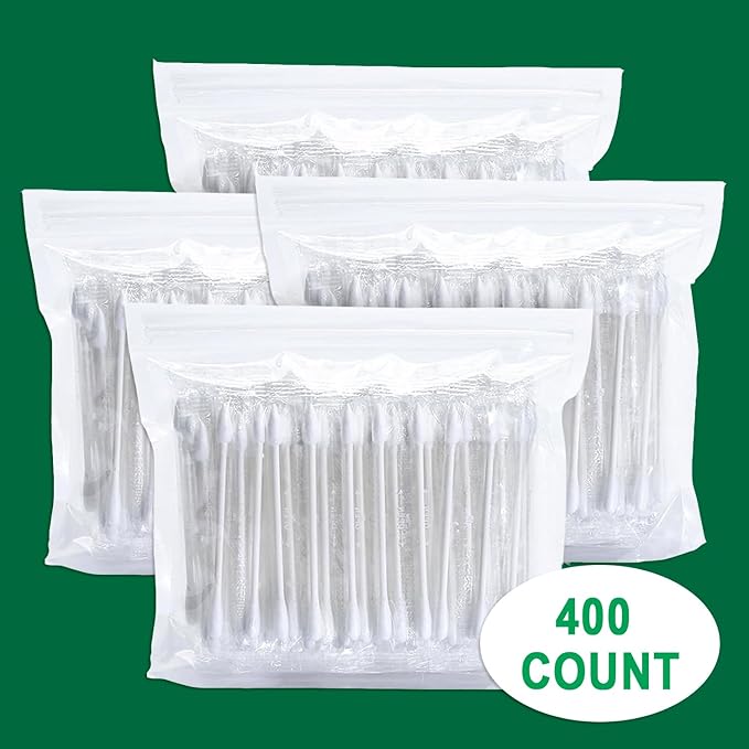 400 Pack Cotton Swab Individually Wrapped, Individually Wrapped Double Tipped - Image 6