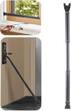 2-in-1 Door Security Bar & Sliding Patio Door Stopper Security Jammer Bar Child by Prosecurloc