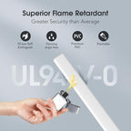 Delamu Cord Covers for 4-7 Wires on Wall, 62.8in Cord Hider Cable Hider - Image 5