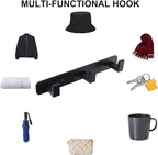Coat Rack, Heavy Duty Stainless Steel 3 Tri Coat Hook Hanger, Wall Mounted Wall - Image 4