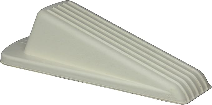 Heavy Duty Rubber Door Wedge, Off White by Unknown