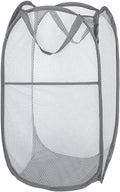 Mesh Pop Up Laundry Hamper, Collapsible Laundry Baskets, Foldable Clothes by Buenod