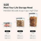 Pop Food Storage Containers Set, One Button Opening BPA-Free Food Containers - Image 5