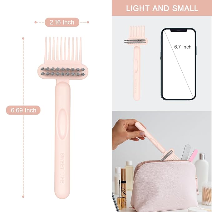 RHOS 2-in-1 Hair Brush Cleaner and Remover Tool - Image 3
