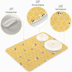 Funny Bees Honey Dish Drying Mat 16x18 - Image 4