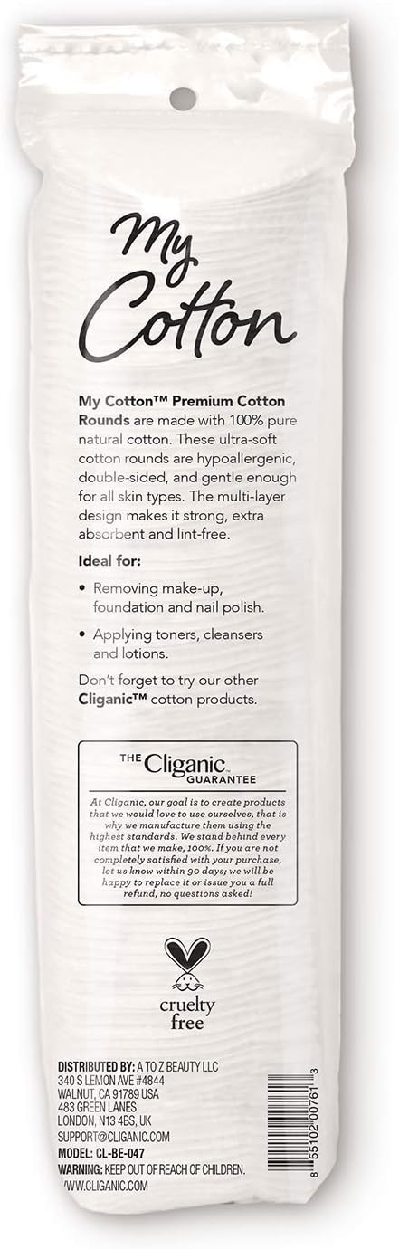 Cliganic My Cotton Premium Cotton Rounds - Image 3