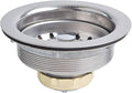 Hydro Master Kitchen Sink Basket Strainer Standard Drains, Stainless Steel by HYDROMASTER