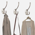 IBosins 10 Pack Dual Coat Hooks Wall Mounted - Image 7