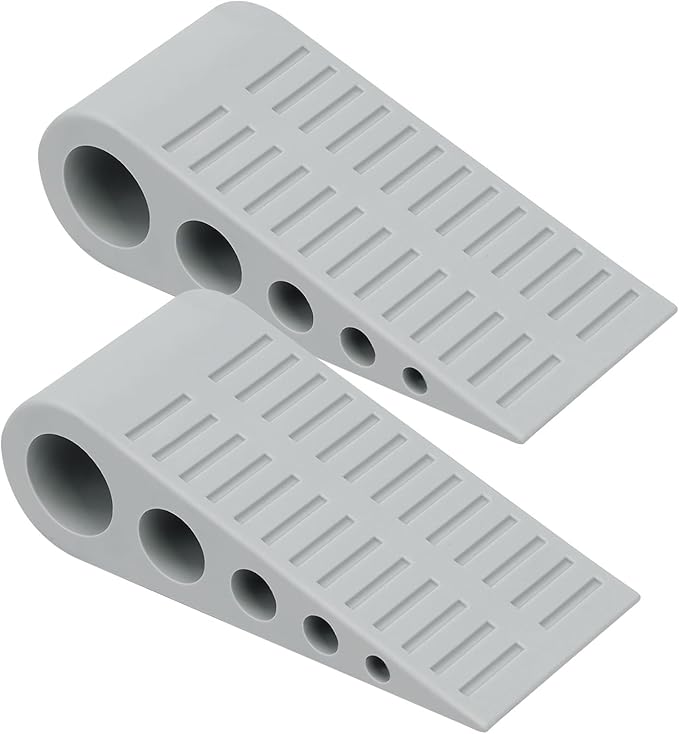 1.9 Inches Heavy Duty Door Stopper, 2 Pack Rubber Door Stop, Door Stoppers by Optish