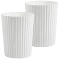 JiatuA Small Trash Can Plastic Wastebasket Round Garbage Container Bin by JiatuA