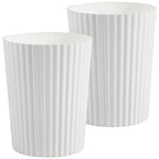 JiatuA Small Trash Can Plastic Wastebasket Round Garbage Container Bin by JiatuA