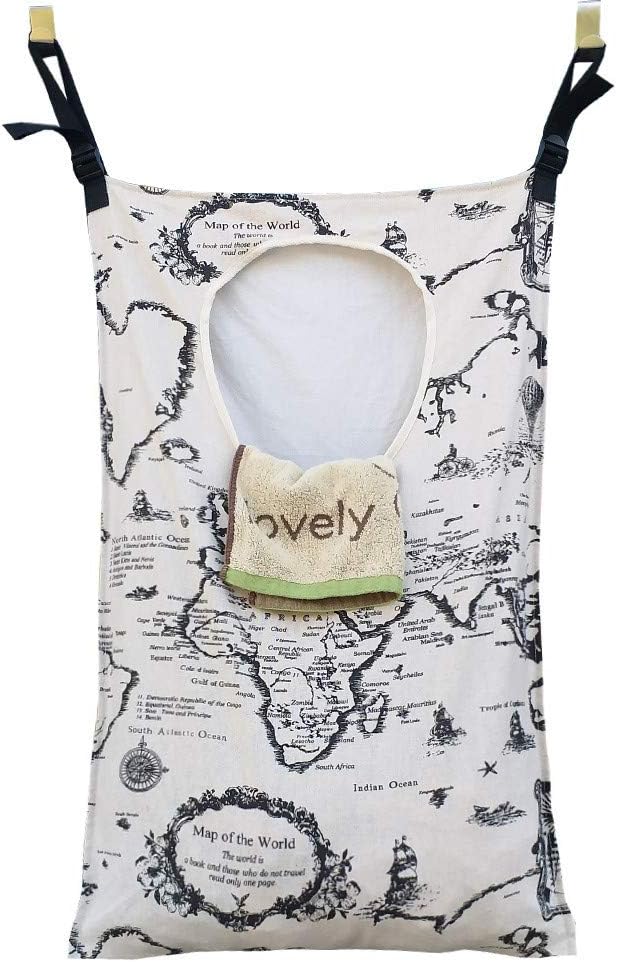 Adjustable Door-Hanging Laundry Hamper by Unknown