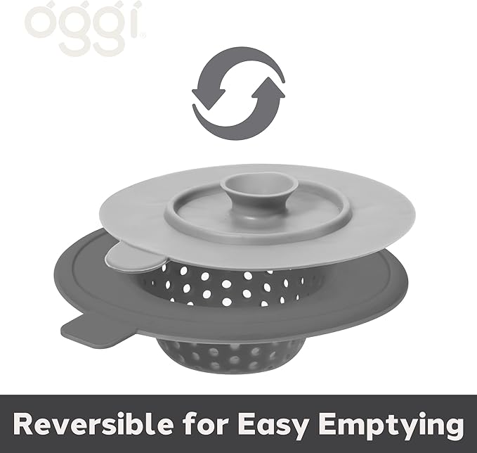 OGGI Silicone Sink Strainer & Stopper Set- Great Kitchen Sink Strainer - Image 6