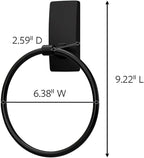 Command Hand Towel Holder Matte Black - Image 2