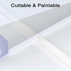 Delamu 157in Cord Covers for Wires on Wall, Cord Hider for 1 Cord, Paintable - Image 6
