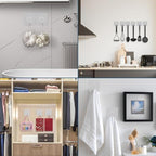 12 PCS Self Adhesive Hooks for Hanging - 33lb Max - Image 6