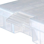 YXQ AA AAA Battery Storage Box Organizer Holder Clear Plastic Case Container - Image 5