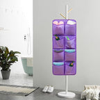 Dual Sided Hanging Closet Organizer Shoe Rack Holder - Image 6