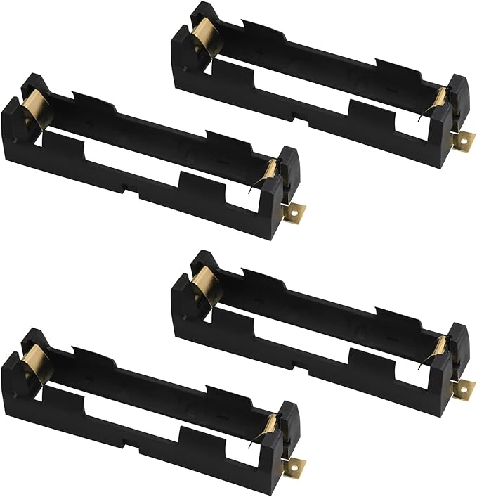4PCS 18650 SMD Battery Clip Holder Box Case 18650 Battery Copper Contacts by LUORNG
