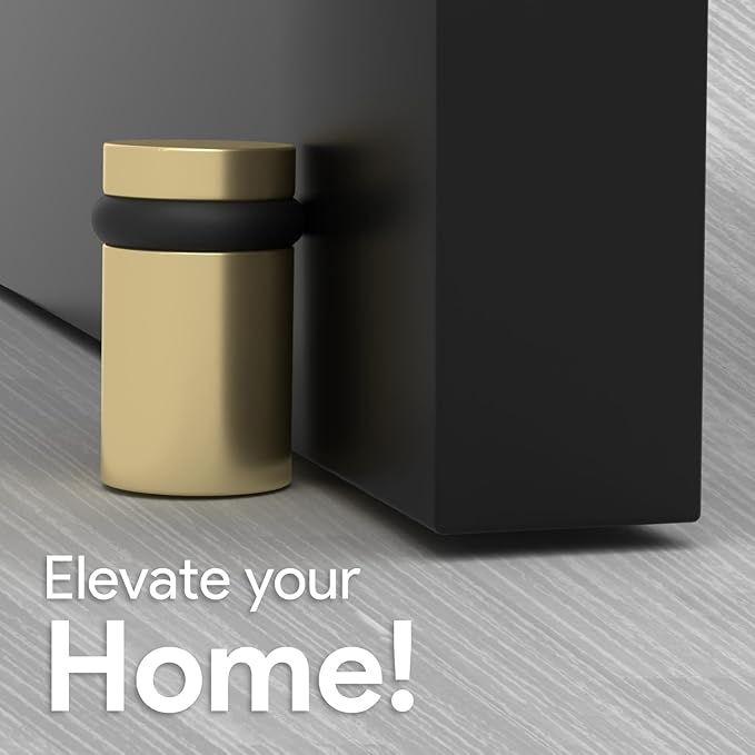 Mega Handles Floor Door Stopper, Quickly Installed Wall Protector, Wall - Image 3