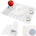 2 Pack Stone Drying Mat for Kitchen Counter, Large Diatomaceous Earth Dish by Unknown