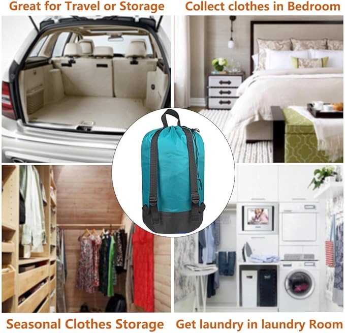Washable Laundry Bag Backpack - Image 6