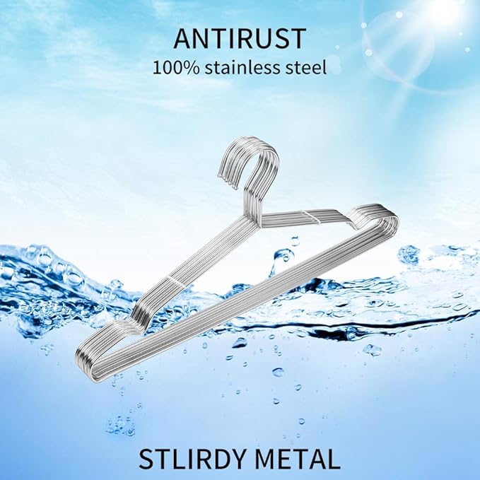 Metal Hangers Clothing Heavy Duty - Image 7