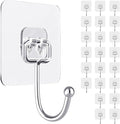 ZESLMG Large Adhesive Hooks for Hanging, 22 Pack Self Sticky Wall Hooks Heavy by ZESLMG