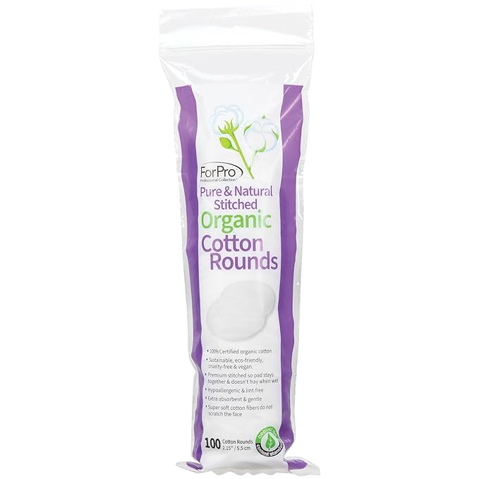 ForPro Pure & Natural Stitched Organic Cotton Rounds - Image 5